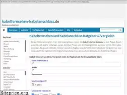 Sites similar to kabelfernsehen-kabelanschluss.de