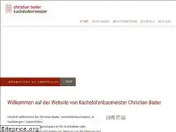 Sites similar to kachelofen-bader.de