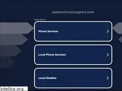 Sites similar to kadenaforcesupport.com