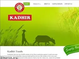 Sites similar to kadhirfoods.com