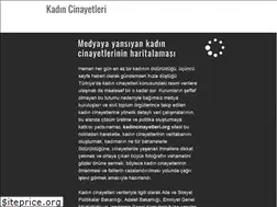 Sites similar to kadincinayetleri.org
