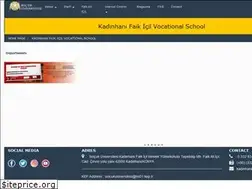 Sites similar to kadinhani.selcuk.edu.tr