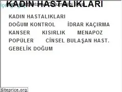 Sites similar to kadinhastaliklarionline.com