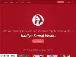 Sites similar to kadiyasamajvivah.in