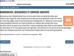 Sites similar to kadogratuit.net