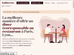 Sites similar to kadoresto.fr