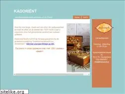 Sites similar to kadorient.nl