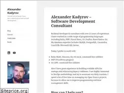 Sites similar to kadyrov.dev