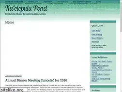 Sites similar to kaelepulupond.net