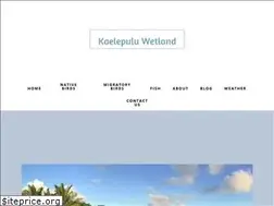 Sites similar to kaelepuluwetland.com