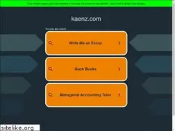 Sites similar to kaenz.com
