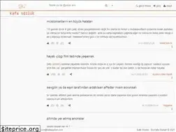 Sites similar to kafasozluk.com