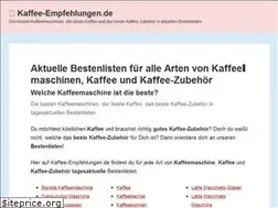 Sites similar to kaffee-empfehlungen.de