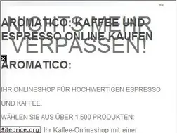 Sites similar to kaffee-espresso-billiger.de