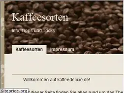 Sites similar to kaffeedeluxe.de