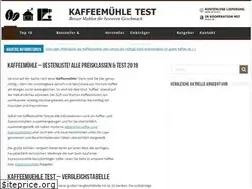 Sites similar to kaffeemuehle-test.de