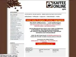 Sites similar to kaffeeonline4you.de