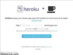 Sites similar to kaffeine.herokuapp.com