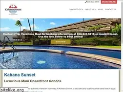 Sites similar to kahanasunset.com