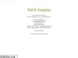 Sites similar to kahillinsights.com