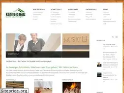 Sites similar to kahlfeld-holz.de
