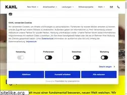 Sites similar to kahlgmbh.de