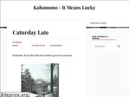 Sites similar to kahomono.com