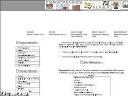Sites similar to kahramanmaras.info