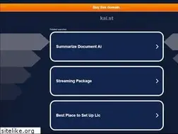 Sites similar to kai.st