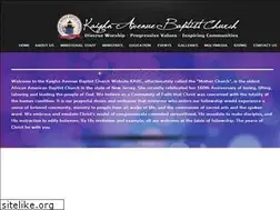 Sites similar to kaighnavenuebaptistchurch.org