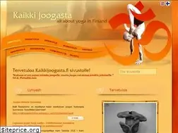 Sites similar to kaikkijoogasta.fi