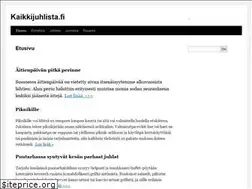 Sites similar to kaikkijuhlista.fi