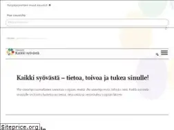 Sites similar to kaikkisyovasta.fi