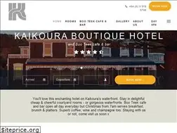 Sites similar to kaikouraboutiquehotel.co.nz