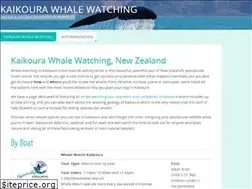 Sites similar to kaikourawhalewatching.com