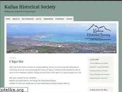 Sites similar to kailuahistoricalsociety.org