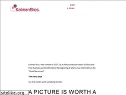Sites similar to kaimanbros.com