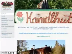 Sites similar to kaindlhuette.de