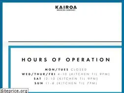 Sites similar to kairoa.com
