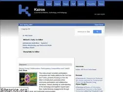 Sites similar to kairos.technorhetoric.net