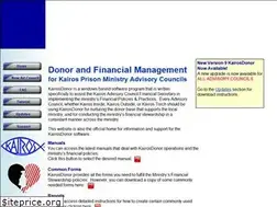Sites similar to kairosdonor.com