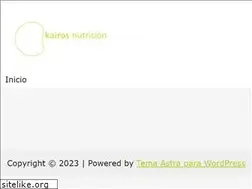 Sites similar to kairosnutricion.com