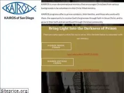 Sites similar to kairosofsandiego.org
