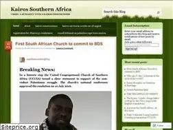 Sites similar to kairossouthernafrica.wordpress.com
