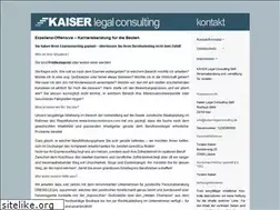Sites similar to kaiser-legalconsulting.de