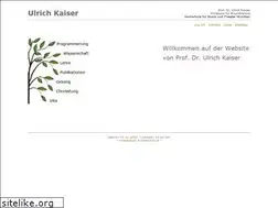 Sites similar to kaiser-ulrich.de