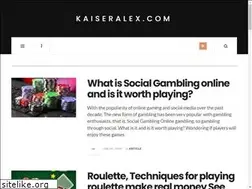 Sites similar to kaiseralex.com