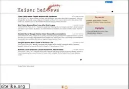 Sites similar to kaiserbadnews.com