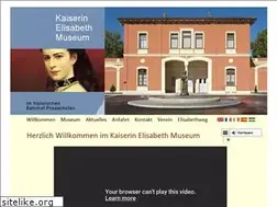 Sites similar to kaiserin-elisabeth-museum-ev.de