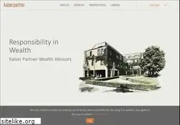 Sites similar to kaiserpartner.com